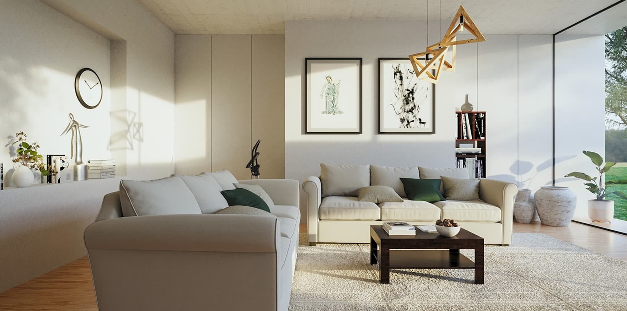 Vista interior de la vivienda